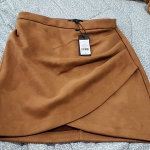 Dynamite faux suede mini skirt